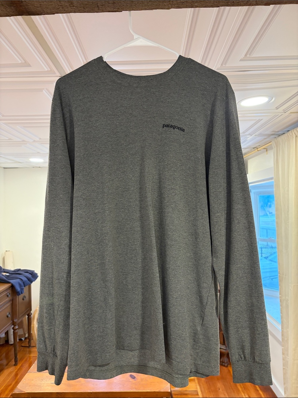 Patagonia Long-Sleeve Crewneck Shirt - Charcoal